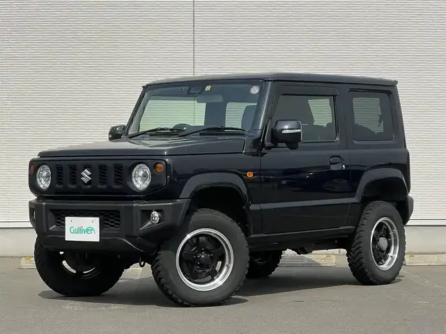 スズキ ジムニー XC 秋田県 2020(令2)年 1.6万km ブルーイッシュブラックパール3 ４WD/スマートキー/前席シートヒーター/社外アルミ/ETC/オートマチックハイビーム/ダウンヒルアシストコントロール/ミラーヒーター/プッシュスタート/ステアリングスイッチ/純正フロアマット/純正ドアバイザー/横滑り防止/盗難防止装置/パワーステアリング/パワーウィンドウ/保証書/取扱説明書/記録簿