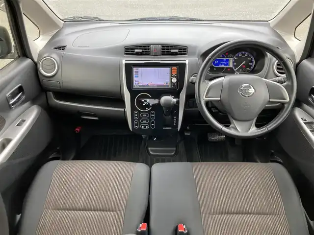 日産 デイズ ハイウェイスターX 鳥取県 2015(平27)年 6.5万km プレミアムパープルP 純正ナビ/フルセグ/CD/BT（ハンズフリー）/バックカメラ/前後ドライブレコーダー/リアルーフスポイラー/衝突被害軽減システム/HIDヘットライト/純正14インチアルミホイール/プッシュエンジンスタート/アイドリングストップ/スマートキー/純正フロアマット/ドアバイザー