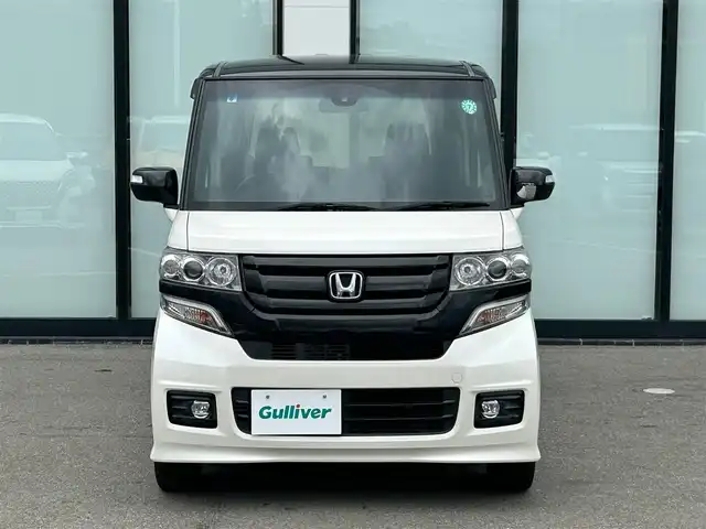 ホンダ Ｎ ＢＯＸ カスタム SSパッケージ 大阪府 2017(平29)年 4.5万km プレミアムホワイトパールⅡ 純正ナビ/   フルセグTV/CD/DVD/Bluetooth/バックモニター/前席シートヒーター/両側パワースライドドア/アイドリングストップ/ステアリングスイッチ/純正フロアマット/ワンオーナー/プッシュスタート/スマートキー/ＥＴＣ/ＬＥＤライト/禁煙車