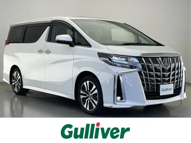 トヨタ アルファード S Cパッケージ 愛知県 2022(令4)年 3.8万km ホワイトパールクリスタルシャイン メーカーナビ　フルセグＴメーカーナビ　フルセグＴＶ　ツインムーンルーフ　後席モニター　ＪＢＬサウンド　パーキングアシスト　全方位カメラ　デジタルインナーミラー　ＡＣ１００Ｖ　衝突軽減　追従クルコン　黒革　USB　シートヒーター　エアシート　ハンドルヒーター　ＢＳＭ　両側パワスラ　トヨタセーフティセンス　三眼ＬＥＤオートライト　フォグランプ　コーナーセンサー　オットマン　前後ドラレコ　禁煙車