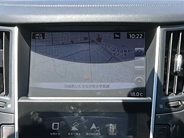 日産 スカイライン 200GT－t タイプP 茨城県 2018(平30)年 4.2万km ダークメタルグレー プロパイロット/純正SDナビ/　　CD/DVD/BT/フルセグ/バックカメラ/アラウンドビューモニター/レーダークルーズコントロール/LEDオートライト/レザーシート/パワーシート/シートヒーター/シートメモリー/純正アルミホイール/アイドリングストップ/USB/純正フロアマット/革巻きステアリング/ステアリングスイッチ/スマートキー/ETC