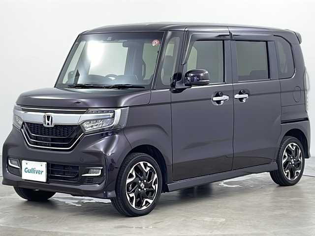 ホンダ Ｎ ＢＯＸ カスタム G EX ホンダセンシング 道央・札幌 2018(平30)年 3.4万km プレミアムベルベットパープル・パール ・社外ナビ&CD&DVD&BT&USB&SD/・両側パワースライドドア/・ホンダセンシング/・レーダークルーズコントロール/・衝突被害軽減ブレーキ/・レーンキープアシスト/・誤発進抑制機能/・先行車発進お知らせ機能/・標識認識機能/・コーナーセンサー/・前席シートヒーター/・ハーフレザーシート/・ビルトインETC/・ステアリングスイッチ/・パドルシフト/・ドアミラーヒーター/・プッシュスタート/・LEDヘッドライト/・オートライト/・スマートキー/・スペアキー/・純正エンジンスターター
