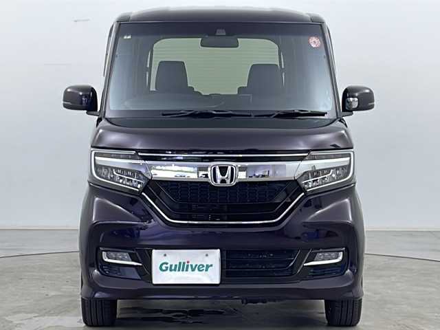 ホンダ Ｎ ＢＯＸ カスタム G EX ホンダセンシング 道央・札幌 2018(平30)年 3.4万km プレミアムベルベットパープル・パール ・社外ナビ&CD&DVD&BT&USB&SD/・両側パワースライドドア/・ホンダセンシング/・レーダークルーズコントロール/・衝突被害軽減ブレーキ/・レーンキープアシスト/・誤発進抑制機能/・先行車発進お知らせ機能/・標識認識機能/・コーナーセンサー/・前席シートヒーター/・ハーフレザーシート/・ビルトインETC/・ステアリングスイッチ/・パドルシフト/・ドアミラーヒーター/・プッシュスタート/・LEDヘッドライト/・オートライト/・スマートキー/・スペアキー/・純正エンジンスターター