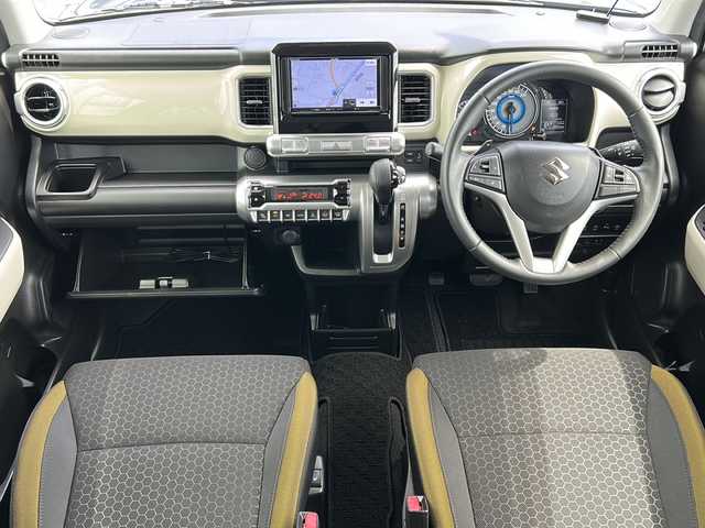 スズキ クロスビー HYBRID MZ 山形県 2018(平30)年 1.9万km ミネラルグレーメタリック 3トーンコーディネート ４WD/デュアルセンサーブレーキサポート/社外SDナビ/（AM/FM/CD/BT）/インタークーラーターボ/クルーズコントロール/パドルシフト/ステアリングスイッチ/ETC/バックカメラ/ドライブレコーダー/シートヒーター/純正フロアマット/純正AW/コーナーセンサー/レーンキープアシスト/オートマチックハイビーム/電動格納ミラー