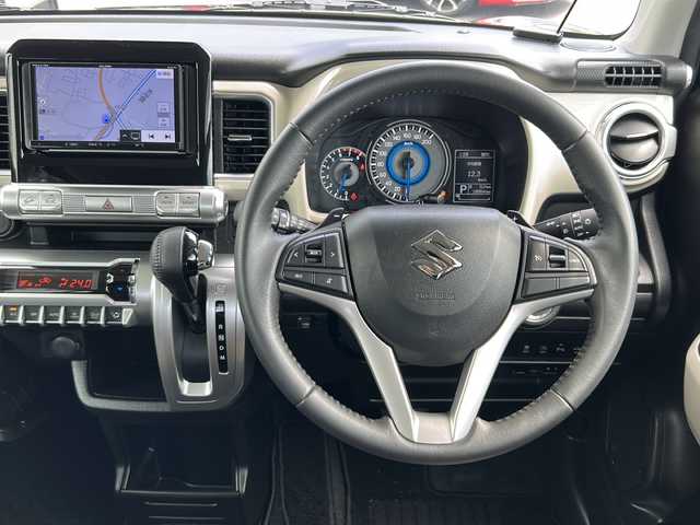 スズキ クロスビー HYBRID MZ 山形県 2018(平30)年 1.9万km ミネラルグレーメタリック 3トーンコーディネート ４WD/デュアルセンサーブレーキサポート/社外SDナビ/（AM/FM/CD/BT）/インタークーラーターボ/クルーズコントロール/パドルシフト/ステアリングスイッチ/ETC/バックカメラ/ドライブレコーダー/シートヒーター/純正フロアマット/純正AW/コーナーセンサー/レーンキープアシスト/オートマチックハイビーム/電動格納ミラー