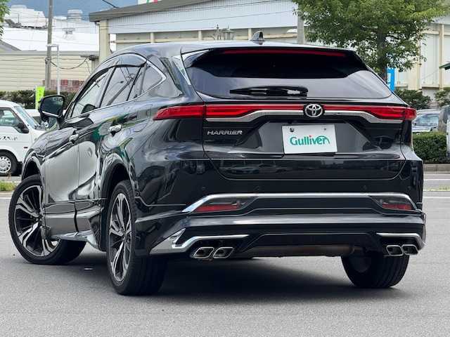 トヨタ ハリアー Z 長野県 2020(令2)年 4万km プレシャスブラックパール ＪＢＬサウンド/モデリスタエアロ（F・S・R）/セーフティーセンス/・プリクラッシュセーフティ/・レーントレーシングアシスト/・レーダークルーズコントロール/・アダプティブハイビームシステム/・ロードサインアシスト/・ブラインドスポットモニター/・パーキングサポートブレーキ/・デジタルインナー/・ヘッドアップディスプレイ/12.3インチディスプレイオーディ/（フルセグＴＶ／ＢＴ／Ｍｉｒａｃａｓｔ／ＵＳＢ）/バックカメラ/ビルトインＥＴＣ2.0/ハンズフリーパワーバックドア/ハーフレザーシート/パワーシート（D席）/革巻きステアリング/スマートキー/Pスタート/電動パーキングブレーキ/ブレーキホールド/LEDヘッドライト/フォグランプ/オートライト/電動格納ミラー/モデリスタ２０インチAW