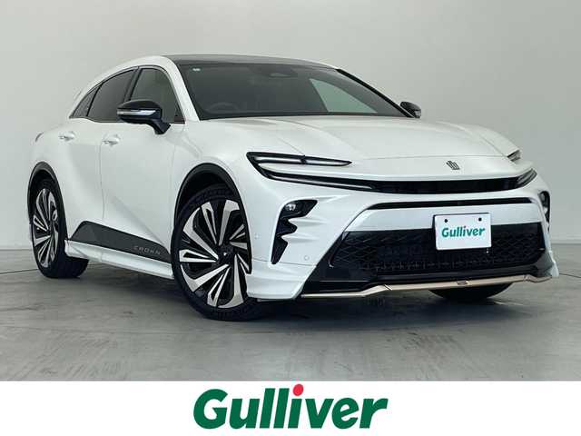 トヨタ クラウン スポーツ Z 群馬県 2024(令6)年 1.5万km プレシャスホワイトパール モデリスタエアロ（フロント/サイド/リアアンダー）/モデリスタ21インチアルミホイール/パノラマルーフ/＝＝＝＝＝/純正12.3インチディスプレイオーデイオPlus/・トヨタプレミアムサウンドシステム/・AM/FM/Bluetooth/フルセグTV/・USB/AppleCarPlay/AndroidAuto/Miracast/・前後ドライブレコーダー/パノラミックビューモニター/本革シート/前席パワーシート/シートヒーター/シートベンチレーション/パワーシート /ポジションメモリー/トヨタセーフティセンス/・プリクラッシュセーフティ/・フロントクロストラフィックアラート/・レーンチェンジアシスト/レーントレーシングアシスト/・レーダークルーズコントロール/・アダプティブハイビームシステム/・ロードサインアシスト/ブラインドスポットモニター/安心降車アシスト/パーキングサポートブレーキ/ITS Connect/トヨタチームメイト/・アドバンスドパーク/・パーキングサポートブレーキ（周囲静止物）/デジタルインナーミラー/おくだけ充電（縦置き）/AC100V電源/ハンズフリーパワーバックドア/カラーHUD/ビルトインETC2.0