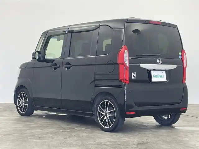ホンダ Ｎ ＢＯＸ G L ターボ ホンダセンシング 群馬県 2018(平30)年 7.1万km クリスタルブラックパール 純正7インチナビ（VXM-195VFi）/AM/FM/CD/DVD/BT/ワンセグTV/バックカメラ/両側パワースライドドア/ビルトインETC/純正前後ドライブレコーダー/アダプティブクルーズコントロール/衝突軽減ブレーキ/路外逸脱抑制機能/ハイビームアシスト/LEDヘッドライト/パドルシフト/革巻きステアリング/ステアリングリモコン/スマートキー/プッシュスタート