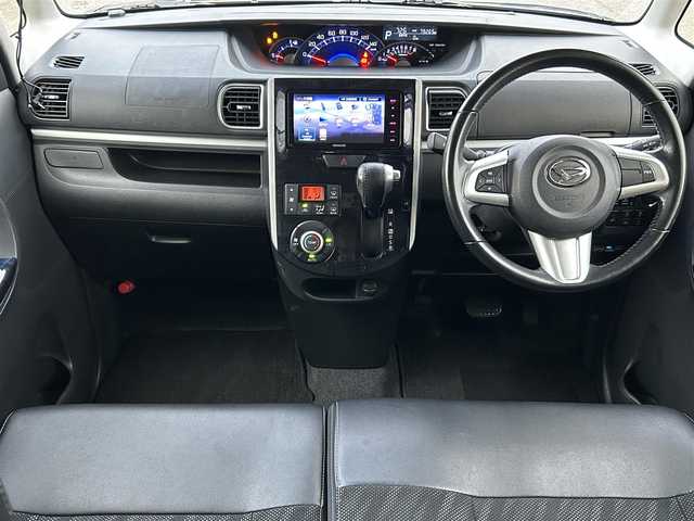 ダイハツ タント カスタム RS トップED SA Ⅲ 愛媛県 2018(平30)年 8万km メテオライトグレーイリュージョナルP ETC/前後ドライブレコーダー/ディーラーOP純正ナビ/BT/AM・FM/DVD/CD/フルセグ/両側パワースライドドア/LEDヘッドライト/オートマチックハイビーム/フォグランプ/ベンチシート