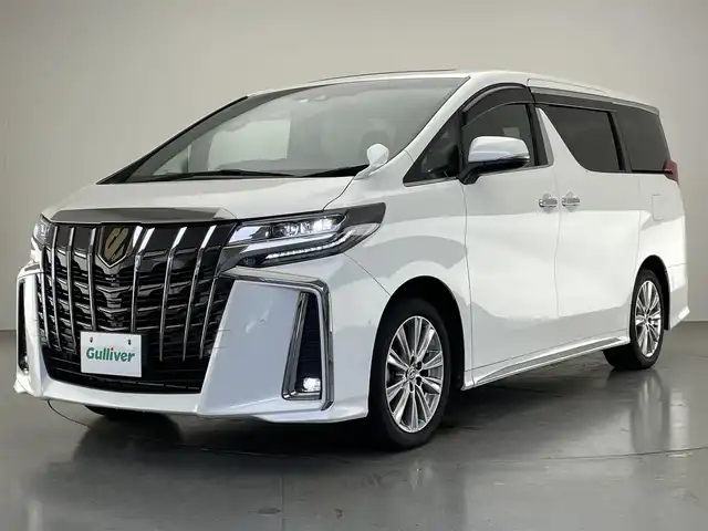 トヨタ アルファード S タイプゴールドⅢ 愛知県 2023(令5)年 3.7万km ホワイトパールクリスタルシャイン 純１０．５型ＤＡ　ツインムーンルーフ　３眼ＬＥＤ　純１２．１後席モニター　シーケンシャルウィンカー　デジイン　ＢＳＭ　追従クルコン　フルセグ　黒ハーフレザー　バックカメラ　セーフティセンス　衝突軽減　禁煙車　ETC２．０　ドラレコ　両側パワスラ　フォグ　電子パーキング　nanoe　HDMI　電動リヤゲート