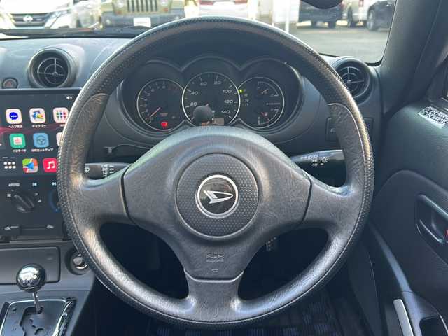 ダイハツ コペン アクティブトップ 愛知県 2011(平23)年 10.4万km ダークグリーンマイカ 電動オープン/社外ディスプレイオーディオ（ATOTO)/前席シートヒーター/純正15インチアルミホイール/ETC/フォグランプ/純正フロアマット/保証書/スペアキー