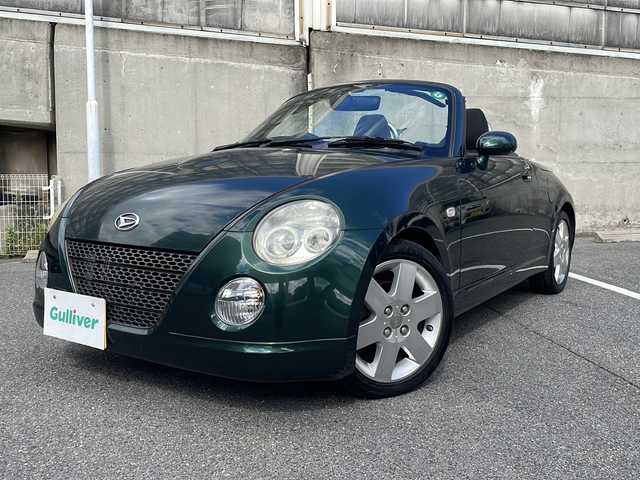 ダイハツ コペン アクティブトップ 愛知県 2011(平23)年 10.4万km ダークグリーンマイカ 電動オープン/社外ディスプレイオーディオ（ATOTO)/前席シートヒーター/純正15インチアルミホイール/ETC/フォグランプ/純正フロアマット/保証書/スペアキー