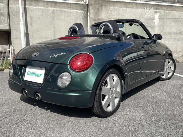 ダイハツ コペン アクティブトップ 愛知県 2011(平23)年 10.4万km ダークグリーンマイカ 電動オープン/社外ディスプレイオーディオ（ATOTO)/前席シートヒーター/純正15インチアルミホイール/ETC/フォグランプ/純正フロアマット/保証書/スペアキー