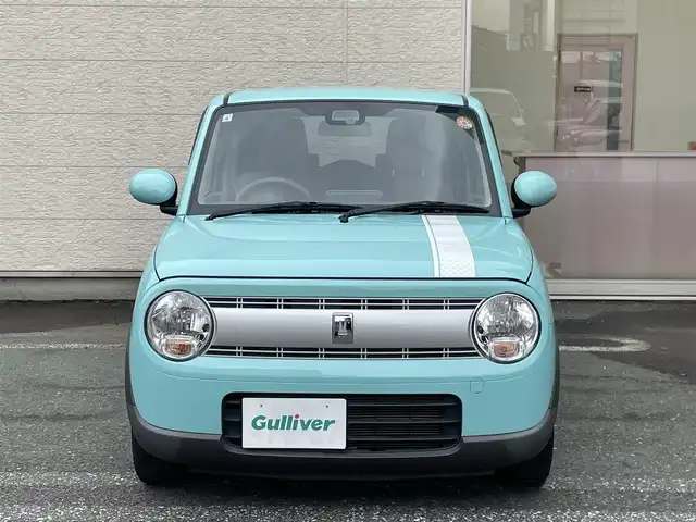 スズキ ラパン G 埼玉県 2021(令3)年 4.3万km フレンチミントPM /社外CD/Bluetooth/AUX/USB//シートヒーター//スマートキーx2//衝突軽減ブレーキ//車線逸脱警報//Wエアバッグ//ABS//横滑り防止装置//バックソナー//アイドリングSTOP//オートライト//プライバシーガラス//ドアバイザー//社外アルミホイール//新車時保証書//取扱説明書