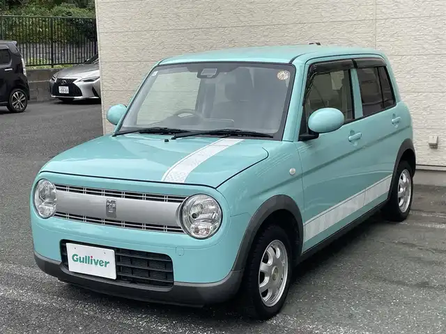 スズキ ラパン G 埼玉県 2021(令3)年 4.3万km フレンチミントPM /社外CD/Bluetooth/AUX/USB//シートヒーター//スマートキーx2//衝突軽減ブレーキ//車線逸脱警報//Wエアバッグ//ABS//横滑り防止装置//バックソナー//アイドリングSTOP//オートライト//プライバシーガラス//ドアバイザー//社外アルミホイール//新車時保証書//取扱説明書