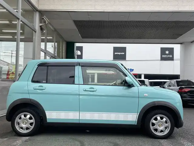 スズキ ラパン G 埼玉県 2021(令3)年 4.3万km フレンチミントPM /社外CD/Bluetooth/AUX/USB//シートヒーター//スマートキーx2//衝突軽減ブレーキ//車線逸脱警報//Wエアバッグ//ABS//横滑り防止装置//バックソナー//アイドリングSTOP//オートライト//プライバシーガラス//ドアバイザー//社外アルミホイール//新車時保証書//取扱説明書