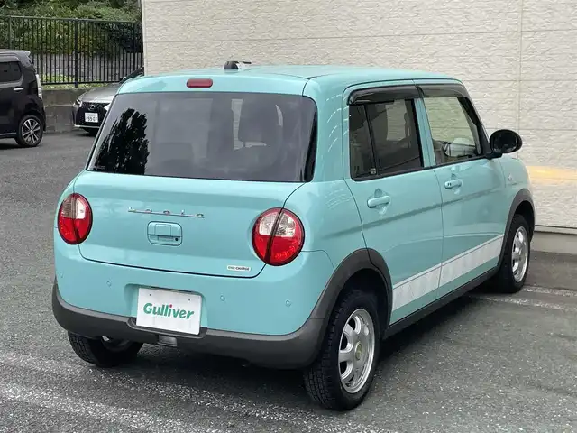 スズキ ラパン G 埼玉県 2021(令3)年 4.3万km フレンチミントPM /社外CD/Bluetooth/AUX/USB//シートヒーター//スマートキーx2//衝突軽減ブレーキ//車線逸脱警報//Wエアバッグ//ABS//横滑り防止装置//バックソナー//アイドリングSTOP//オートライト//プライバシーガラス//ドアバイザー//社外アルミホイール//新車時保証書//取扱説明書