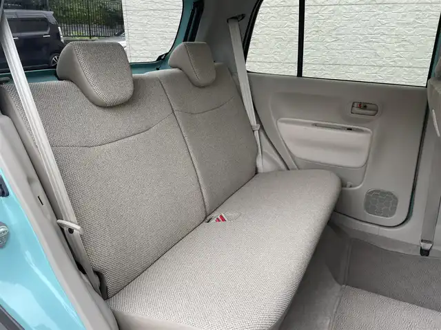 スズキ ラパン G 埼玉県 2021(令3)年 4.3万km フレンチミントPM /社外CD/Bluetooth/AUX/USB//シートヒーター//スマートキーx2//衝突軽減ブレーキ//車線逸脱警報//Wエアバッグ//ABS//横滑り防止装置//バックソナー//アイドリングSTOP//オートライト//プライバシーガラス//ドアバイザー//社外アルミホイール//新車時保証書//取扱説明書