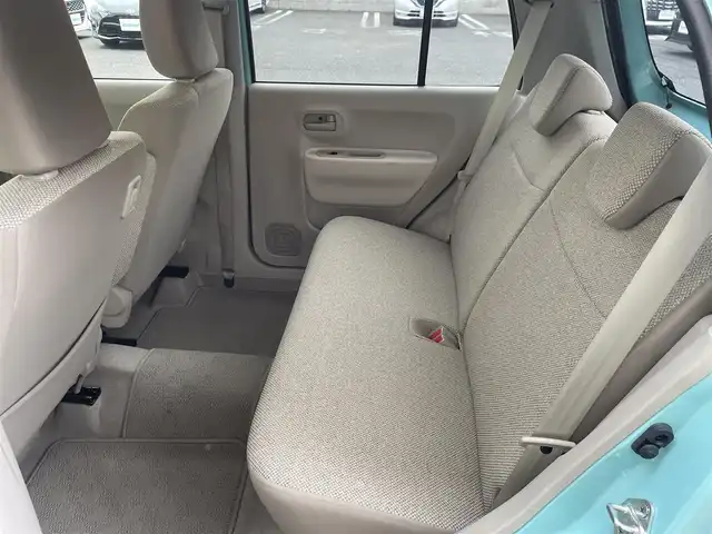 スズキ ラパン G 埼玉県 2021(令3)年 4.3万km フレンチミントPM /社外CD/Bluetooth/AUX/USB//シートヒーター//スマートキーx2//衝突軽減ブレーキ//車線逸脱警報//Wエアバッグ//ABS//横滑り防止装置//バックソナー//アイドリングSTOP//オートライト//プライバシーガラス//ドアバイザー//社外アルミホイール//新車時保証書//取扱説明書