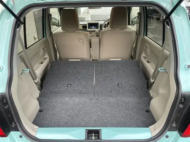 スズキ ラパン G 埼玉県 2021(令3)年 4.3万km フレンチミントPM /社外CD/Bluetooth/AUX/USB//シートヒーター//スマートキーx2//衝突軽減ブレーキ//車線逸脱警報//Wエアバッグ//ABS//横滑り防止装置//バックソナー//アイドリングSTOP//オートライト//プライバシーガラス//ドアバイザー//社外アルミホイール//新車時保証書//取扱説明書