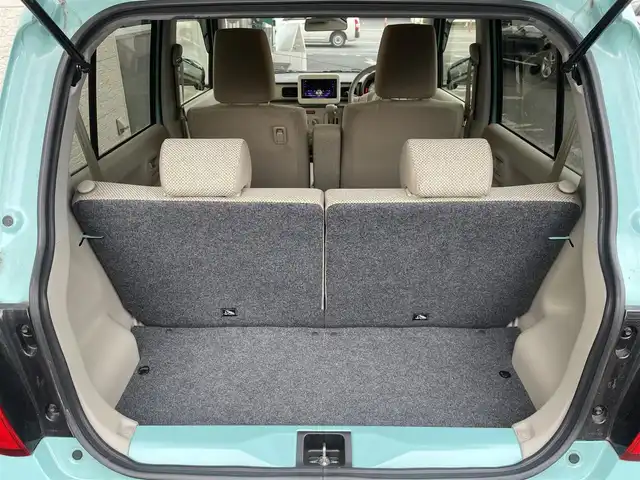 スズキ ラパン G 埼玉県 2021(令3)年 4.3万km フレンチミントPM /社外CD/Bluetooth/AUX/USB//シートヒーター//スマートキーx2//衝突軽減ブレーキ//車線逸脱警報//Wエアバッグ//ABS//横滑り防止装置//バックソナー//アイドリングSTOP//オートライト//プライバシーガラス//ドアバイザー//社外アルミホイール//新車時保証書//取扱説明書