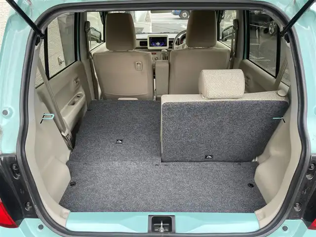 スズキ ラパン G 埼玉県 2021(令3)年 4.3万km フレンチミントPM /社外CD/Bluetooth/AUX/USB//シートヒーター//スマートキーx2//衝突軽減ブレーキ//車線逸脱警報//Wエアバッグ//ABS//横滑り防止装置//バックソナー//アイドリングSTOP//オートライト//プライバシーガラス//ドアバイザー//社外アルミホイール//新車時保証書//取扱説明書