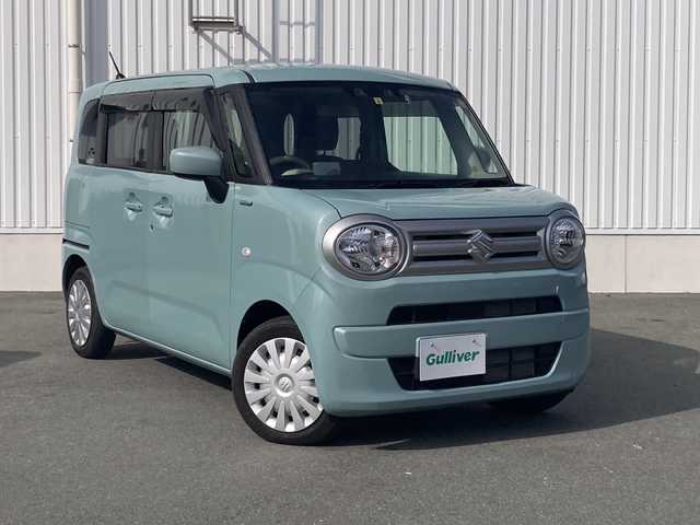 スズキ ワゴンＲ スマイル HYBRID S 三重県 2023(令5)年 3.2万km オフブルーM 社外ナビ /両側パワースライドドア /シートヒーター /レーダークルーズコントロール /レーンキープアシスト /衝突軽減ブレーキ/横滑り防止 /ヘッドアップディスプレイ /オートライト /取扱説明書 /保証書 /電動格納ミラー /禁煙車