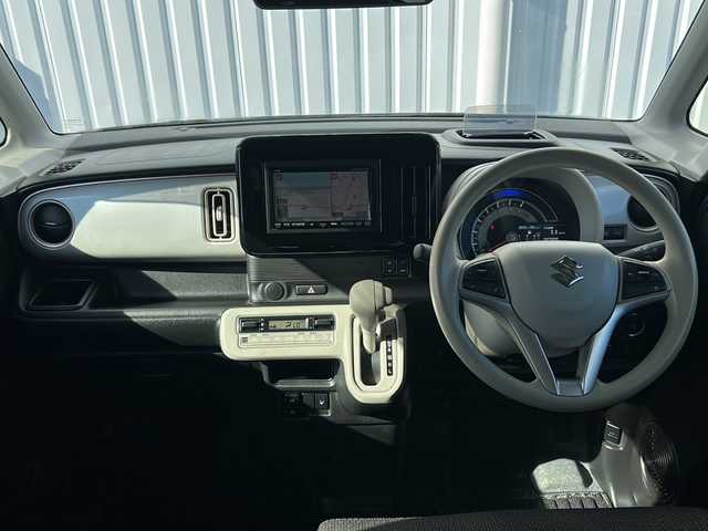 スズキ ワゴンＲ スマイル HYBRID S 三重県 2023(令5)年 3.2万km オフブルーM 社外ナビ /両側パワースライドドア /シートヒーター /レーダークルーズコントロール /レーンキープアシスト /衝突軽減ブレーキ/横滑り防止 /ヘッドアップディスプレイ /オートライト /取扱説明書 /保証書 /電動格納ミラー /禁煙車