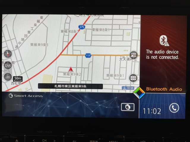 三菱 デリカＤ：５ P 道央・札幌 2023(令5)年 1万km アメジストブラック ・4WD　/e-Assist/・衝突被害軽減ブレーキ/・純正ナビ　CD/DVD/SD/USB/BT/・アラウンドビューモニター/・両側パワースライドドア/・パワーバックドア/・ブラインドスポットモニター/・レーダークルーズコントロール/・ステアリングスイッチ/ヒーター/・LEDオートライト/オートマチックハイビーム/・フォグランプ/・ETC/・レインセンサー/・電動格納ミラー/ウィンカーミラー/・スマートキー/スペアキー/・パドルシフト