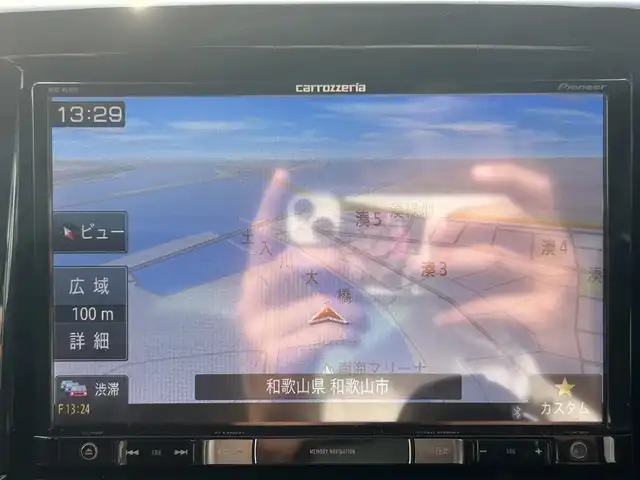 スズキ ソリオ バンディット Fリミテッド 和歌山県 2017(平29)年 3.5万km オフブルーM 社外8インチナビ（AVIC－RL90D）/バックカメラ/フルセグTV/衝突軽減ブレーキ/クルーズコントロール/レーンキープアシスト/オートライト/両側パワスラ/ビルトインETC/シートヒーター/レーダー探知機/LEDヘッドライト/フォグランプ/後席サンシェード