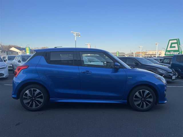 スズキ スイフト HYBRID RS 東京都 2017(平29)年 2.6万km スピーディーブルーM ワンオーナー/ダイヤトーンナビ/フルセグテレビ/ETC/DVD/CD/バックカメラ/LEDヘッドライト/セーフティパッケージ/シートヒーター/純正アルミホイール/デュアルセンサーブレーキサポート/スマートキー/スペアキー/純正フロアマット/レーダークルーズコントロール