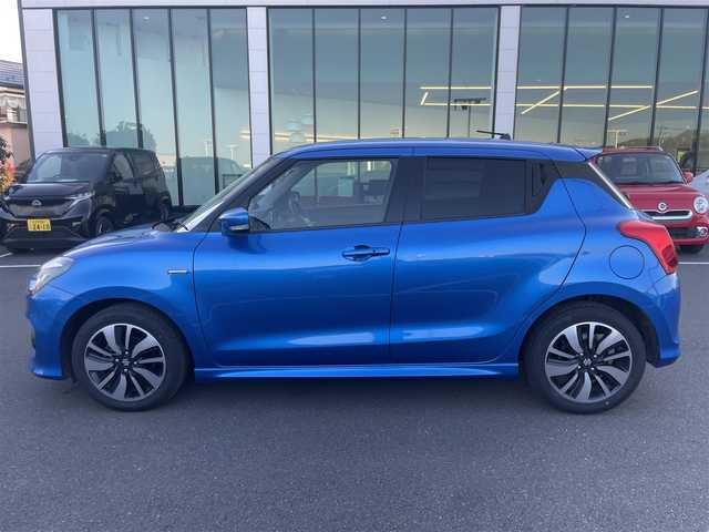 スズキ スイフト HYBRID RS 東京都 2017(平29)年 2.6万km スピーディーブルーM ワンオーナー/ダイヤトーンナビ/フルセグテレビ/ETC/DVD/CD/バックカメラ/LEDヘッドライト/セーフティパッケージ/シートヒーター/純正アルミホイール/デュアルセンサーブレーキサポート/スマートキー/スペアキー/純正フロアマット/レーダークルーズコントロール