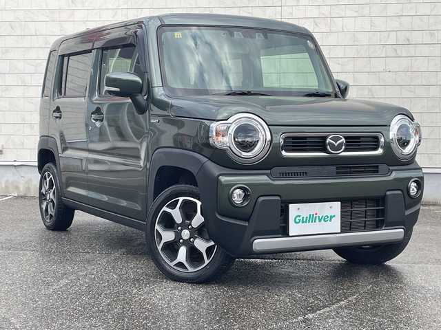 マツダ フレア クロスオーバー ハイブリッド XS 富山県 2020(令2)年 10.1万km クールカーキパールメタリック ４ＷＤ/デュアルカメラブレーキサポート/純正SDナビ/フルセグＴＶ／Ｂｌｕｅｔｏｏｔｈ/リアパーキングセンサー/レーンキープアシスト/ビルトインＥＴＣ/ステアリングスイッチ/オートライト/ＬＥＤヘッドライト/シートヒーター/純正AW15インチ/純正フロアマット/ドアバイザー/横滑り防止装置/Wエアバック/カーテンエアバック/スマートキー2本/保証書有