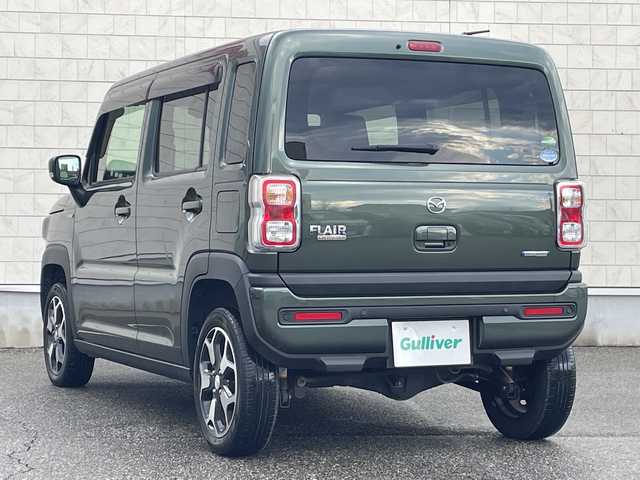 マツダ フレア クロスオーバー ハイブリッド XS 富山県 2020(令2)年 10.1万km クールカーキパールメタリック ４ＷＤ/デュアルカメラブレーキサポート/純正SDナビ/フルセグＴＶ／Ｂｌｕｅｔｏｏｔｈ/リアパーキングセンサー/レーンキープアシスト/ビルトインＥＴＣ/ステアリングスイッチ/オートライト/ＬＥＤヘッドライト/シートヒーター/純正AW15インチ/純正フロアマット/ドアバイザー/横滑り防止装置/Wエアバック/カーテンエアバック/スマートキー2本/保証書有