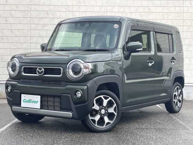 マツダ フレア クロスオーバー ハイブリッド XS 富山県 2020(令2)年 10.1万km クールカーキパールメタリック ４ＷＤ/デュアルカメラブレーキサポート/純正SDナビ/フルセグＴＶ／Ｂｌｕｅｔｏｏｔｈ/リアパーキングセンサー/レーンキープアシスト/ビルトインＥＴＣ/ステアリングスイッチ/オートライト/ＬＥＤヘッドライト/シートヒーター/純正AW15インチ/純正フロアマット/ドアバイザー/横滑り防止装置/Wエアバック/カーテンエアバック/スマートキー2本/保証書有