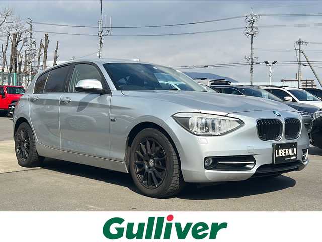 ＢＭＷ １１６ｉ スポーツ 長野県 2011(平23)年 8.4万km シルバー 純正オーディオモニター/社外メモリナビ/アイドリングストップ/プッシュスタート/ETC/サイドサポート付きシート/オートライト/FR駆動/ターボ車