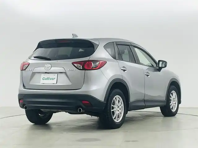 マツダ ＣＸ－５ XD 福島県 2014(平26)年 5.1万km アルミニウムメタリック ４ＷＤ　/ＳＤナビゲーション　/衝突被害軽減システム　/クルーズコントロール　/ＴＣＳ　/ＥＴＣ　/ステアリングスイッチ　/革巻きステアリング　/チルトステアリング　/サイドカメラ　/プッシュスタート　/・スマートキー/・スペアキー/オートライト/・フォグライト/レベライザー