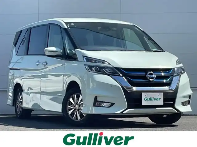 日産 セレナ e－パワー ハイウェイスター V 佐賀県 2019(平31)年 4.1万km ミントホワイトP 純正9型ナビゲーション/両側パワースライドドア/バックカメラ/e-power/アラウンドビューモニター/ビルトインETC/クルーズコントロール/ステアリングヒーター/前席シートヒータ/純正フロアマット/純正15インチアルミホイール/HIDヘッドライト/フォグランプ