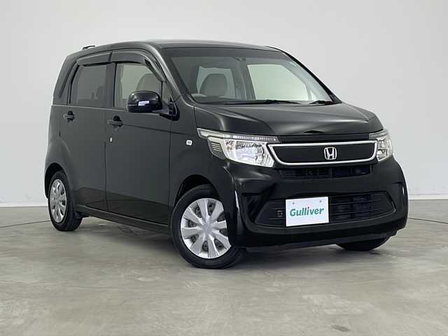 ホンダ Ｎ ＷＧＮ G Aパッケージ 新潟県 2014(平26)年 4.9万km スマートブラック 純正ナビ/フルセグ/CD/DVD/バックカメラ/Bluetooth/ETC/衝突被害軽減ブレーキ/横滑り防止装置/スペアキー1本/スマートキー/プッシュスタート/ステアリングスイッチ/HIDヘッドライト/電動格納ミラー/ベンチシート/オートエアコン/ドアバイザー/取扱説明書/運転席+助手席+サイド+カーテンエアバッグ