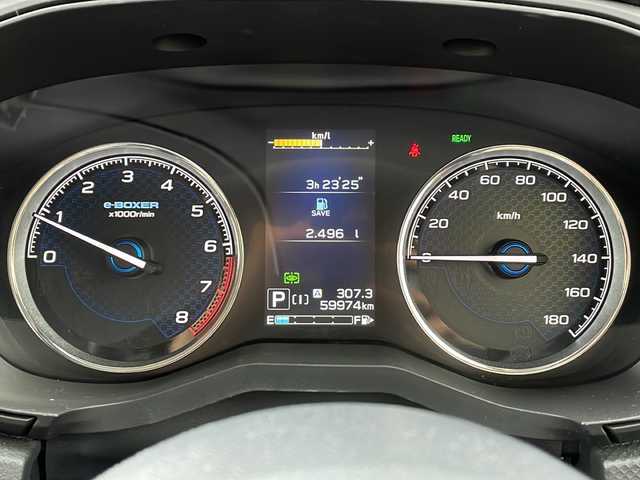 スバル フォレスター ハイブリッド アドバンス 山形県 2020(令2)年 6万km セピアブロンズM 禁煙車/サンルーフ/茶革シート/アイサイト/・プリクラッシュブレーキ（自動ブレーキ）/・レーンキープアシスト/・全車速追従機能付クルーズコントロール/・AT誤発進抑制制御/・後退時ブレーキアシスト/・アクティブレーンキープ/ドライバーモニタリングシステム/ステアリング連動ヘッドランプ/スバルリヤビークルディテクション/スマートリヤビューカメラ/純正ナビ/CD.DVD.BT.USB.SD/F/S/Rカメラ/フルセグ/パワーバックドア/シートヒーター/ステアリングヒーター/パワーシート/電動パーキングブレーキ/オートホールド/パドルシフト/プッシュスタート/スマートキーｘ２/ＬＥＤヘッドライト
