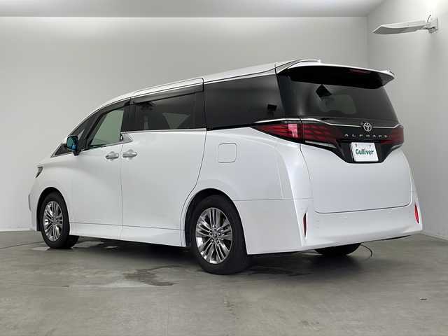 トヨタ アルファード Z 新潟県 2024(令6)年 1.2万km プラチナホワイトパールマイカ 純正メーカーオプションナビ/パノラマビューモニター/純正フリップダウンモニター/両側パワースライドドア/エンジンスターター/デジタルインナーミラー/バックフォグ/4WD/HDMI/黒革シート/ダブルガラスルーフ/前後コーナーセンサー/LEDヘッドライト/前後ドライブレコーダー(TZ-DR210)/フルセグTV/Bluetooth/純正ビルトインETC2.0/レーダークルーズコントロール/純正フロアマット/純正ドアバイザー/メモリーパワーシート