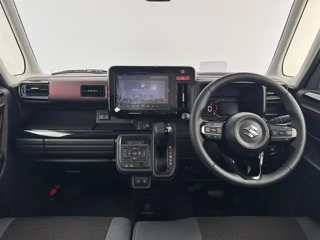スズキ スペーシア カスタム HYBRID XS ターボ 愛知県 2024(令6)年 1.9万km ブルーイッシュブラックパール3 純正ナビ/全方位カメラ/フルセグTV/USBポート/ステアリングリモコン/パドルシフト/ステアリングヒーター/シートヒーター（前席）/ハーフレザーシート/オットマンシート/両側パワースライドドア/純正ドアバイザー/ロールサンシェード/純正15インチアルミホイール/デュアルカメラブレーキサポート/アダクティブクルーズコントロール/誤発信抑制機能/レーンキープアシスト/スマートキー/HUD/プッシュスタート