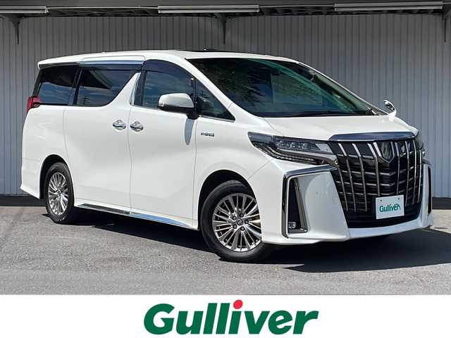 トヨタ アルファードハイブリット S タイプゴールド 長野県 2020(令2)年 6.5万km ホワイトパールクリスタルシャイン ４WD/サンルーフ/ハーフレザーシート/純正メーカーナビフルセグTV/純正フリップダウンモニター/両側パワースライドドア/パワーバックドア/デジタルインナーミラー/ETC/LEDヘッドライト/純正１７インチアルミ