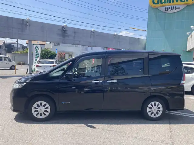 日産 セレナ X 愛知県 2016(平28)年 12.7万km ダイヤモンドブラック 車検　令和9年9月/エマージェンシーブレーキ/純正メモリーナビ/地デジ　フルセグ/Bluetoothオーディオ/バックカメラ/インテリジェントキー×2ケ/プッシュスタート/両側パワースライドドア/LEDヘッドライト/オートライト/クルーズコントロール/ビルトインETC/純正フロアマット