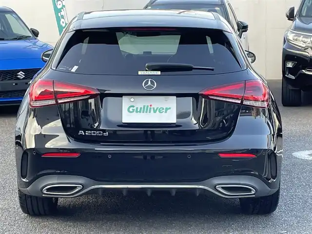 メルセデス・ベンツ Ｍ・ベンツ Ａ２００ｄ AMGライン 大分県 2021(令3)年 4.6万km コスモスブラック ハーフレザーシート/メーカーOPナビ 【フルセグ/BTオーディオ/USB】/バックカメラ/純正18インチアルミホイール/レーダークルーズコントロール/レーンキープアシスト/アクティブブレーキアシスト/道路標識アシスト/アテンションアシスト/ブラインドスポットモニター/レーンチェンジアシスト/電動パーキングブレーキ/クリアランスソナー/ドライブレコーダー/充電用CタイプUSBソケット/前席シートヒーター/前席パワーシート/LEDヘッドライト/リアフォグランプ/オートライト/ウインカーミラー/レザーステアリング/チルトステアリング/エンジンプッシュスタート/アイドリングストップ/リアプライバシーガラス/フロアマット/電動格納ミラー/サイド＆Wエアバッグ/ABS/スマートキー×2/保証書/車両取説