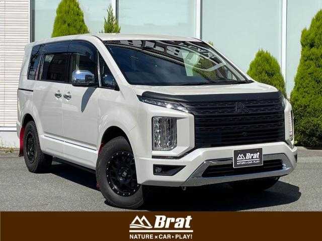 三菱 デリカＤ：５ P 岩手県 2019(令1)年 3.5万km ウォームホワイトパール 純正ナビ　フルセグＴＶ／ＣＤ／ＤＶＤ／Ｂｌｕｅｔｏｏｔｈ　/全方位カメラ　/ＸＴＲＥＭＥ－Ｊ　ＡＷ　/ＪＡＯＳマフラー＆マッドフラップ　/純正フリップダウンモニター　/リアウィンドー＆ミラー　ゴーストフィルム/autoflags　電動サイドステップ/グリル塗装/LADDER FRAME　バグガード/バックドア　スカッフプロテクター/純正エンジンスターター/BSM/スタッドレスタイヤ/両側パワースライド/前席シートヒーター/レーダークルーズコントロール