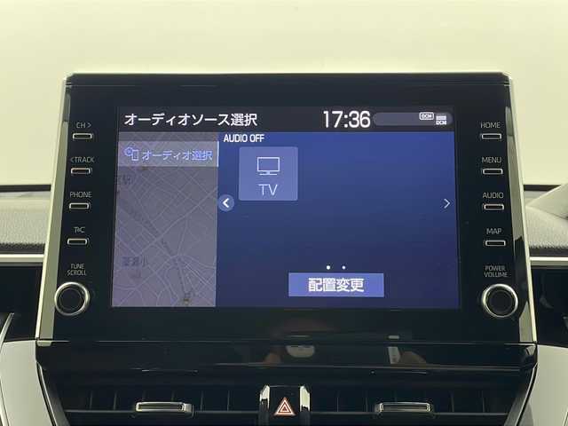トヨタ カローラ クロス ハイブリッド Z 栃木県 2021(令3)年 2万km ダークブルーマイカM ９型純正ディスプレイオーディオ/　　ナビ/Bluetooth/AM/FM/フルセグTV/バックカメラ/ビルトインETC/トヨタセーフティセンス/・プリクラッシュセーフティ/・レーントレーシングアシスト/・レーンディパーチャーアラート/・ロードサインアシスト/・レーダークルーズコントロール/・オートマチックハイビーム/・先行車発進アラーム/パーキングサポートブレーキ/ブラインド・スポット・モニター/リア・クロス・トラフィック・アラート/純正ドライブレコーダー/パワーバックドア/ハーフレザーシート/運転席パワーシート/前席シートヒーター/純正１８インチAW/純正ドアバイザー/オートライト/LEDヘッドライト/LEDフォグ/電子パーキング/ブレーキホールド/プッシュスタート/スマートキー/スペア１本