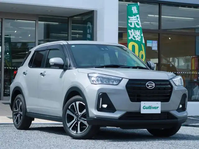 ダイハツ ロッキー プレミアム G 千葉県 2024(令6)年 0.6万km グレーマイカM スマートアシスト/純正１７インチＡＷ/純正フロアマット/純正ドアバイザー/純正ＣＤチューナー　/ハーフレザー /シートヒーター /取説/保証書/スマートキー2本