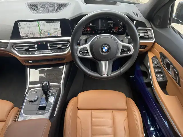 ＢＭＷ ３３０ｉ Mスポーツ 香川県 2019(平31)年 4.4万km サファイアブラックP ワンオーナー/純正ナビ/360度モニター/前後コーナーセンサー/アダクティブクルーズコントロール/レーンキープアシスト/ブラインドスポットモニター/ETC/茶革シート/前席シートヒーター/パワーシート/ハーマンカートン/パワーバックドア/ヘッドアップディスプレイ/置くだけ充電/前後純正ドライブレコーダー/純正18インチAW