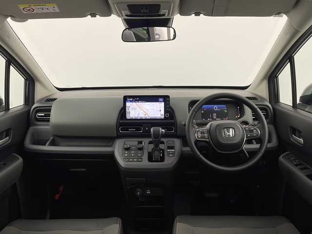 ホンダ フリード ハイブリット e:HEV クロスター 愛知県 2025(令7)年 0.1千km メテオロイドグレーメタリック /R7年10月登録済未使用車//純正HondaCONNECTナビ(LXM-242ZFNI)//フルセグTV・AMFM・Bluetooth・USB//AppleCarPlay・AndroidAuto//バックカメラ//HondaSENSING//前後パーキングセンサー//ブラインドスポットインフォメーション//オートハイビーム//フルLEDヘッドライト//オートライト//フロントフォグランプ//ルーフレール//両側パワースライドドア//後席サンシェード//プライムスムースコンビシート//2列目キャプテンシート//純正15インチアルミホイール//電子パーキングブレーキ//ブレーキホールド//革巻きステアリング//ステアリングスイッチ//プッシュスタート//電動格納ミラー//新車保証書・取扱説明書//スペアキー